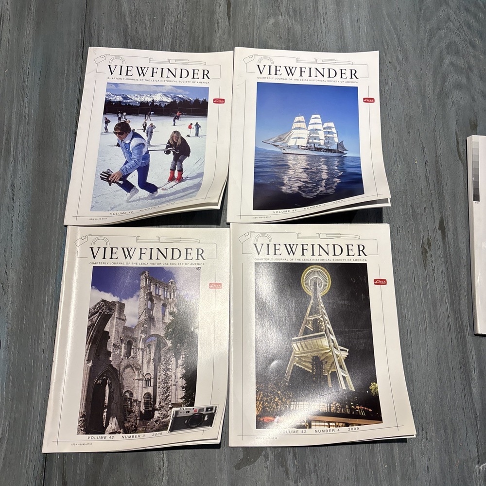 2009 V42 1-4 ~ Viewfinder Leica Quarterly Journals (LHSA) - Rare!